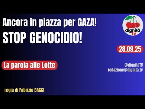 ANCORA IN PIAZZA PER GAZA