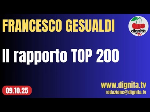 FRANCESCO GESUALDI: IL RAPPORTO TOP 200
