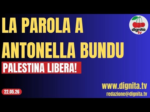 LA PAROLA  A ANTONELLA BUNDU