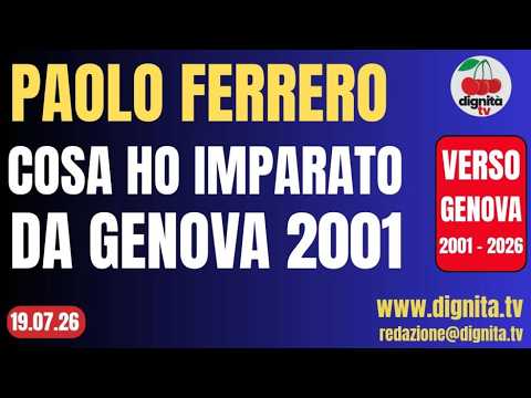 COSA HO IMPARATO DA GENOVA 2001