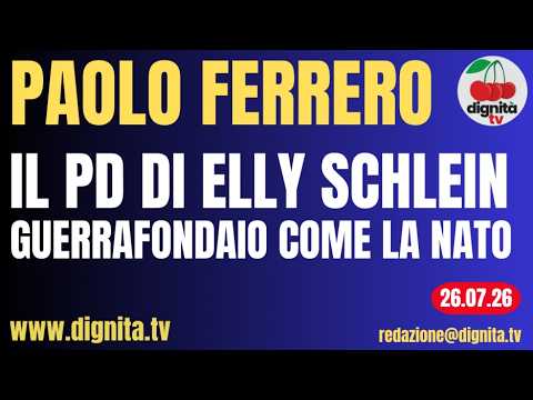 IL PD DI ELLY SCHLEIN GUERRAFONDAIO COME LA NATO