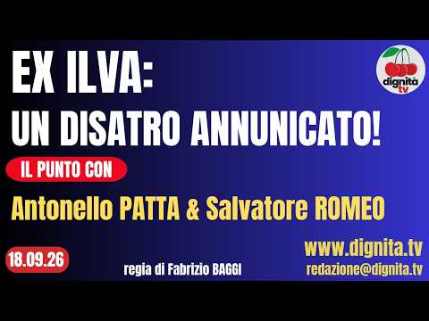EX ILVA:  UN DISASTRO ANNUNCIATO