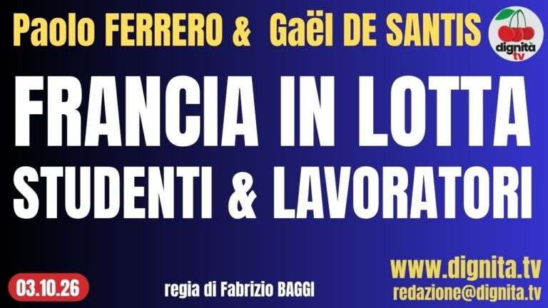 FRANCIA IN LOTTA: STUDENTI & LAVORATORI