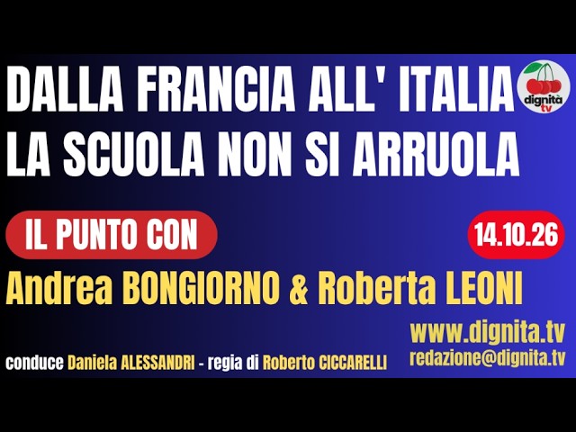 DALLA FRANCIA ALL’ ITALIA LA SCUOLA NON SI ARRUOLA