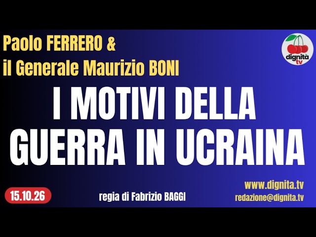 I MOTIVI DELLA GUERRA IN UCRAINA