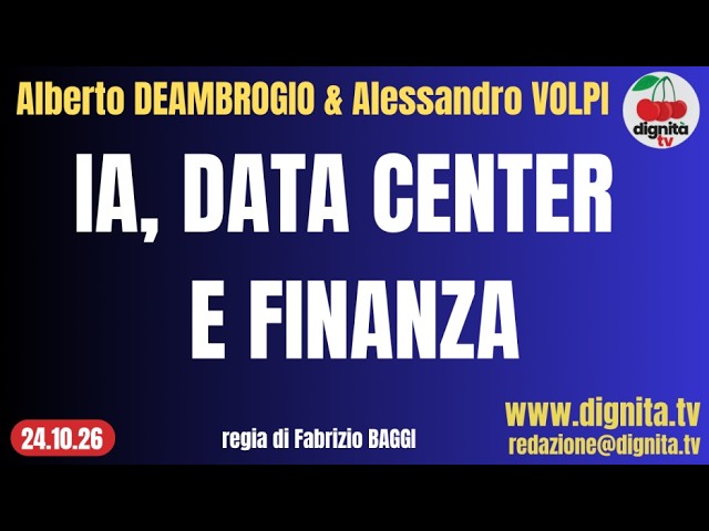 IA, DATA CENTER E FINANZA